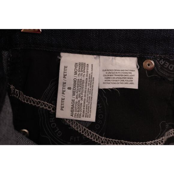 Gloria Vanderbilt Size 8 Petite Jeans Gabby Bootleg Indigo - Picture 6 of 6
